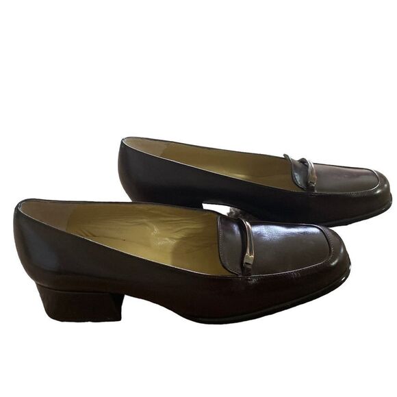 NEW Bally | Andina Vintage Block Heel Loafers - Picture 1 of 8